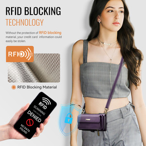 Producto caliente CaseMe, funda de teléfono con billetera de cuero para mujer para <span class=keywords><strong>iPhone</strong></span>, <span class=keywords><strong>tarjetero</strong></span> magnético con cremallera, práctico bolso para teléfono móvil - Product Image 6