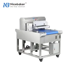 Nicebaker Machines Automatische Elektrische Verstelbare Horizontale Brood Hamburger Cake Toast Slicer