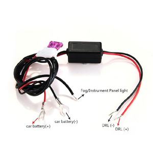 Arnés de cableado LED al por mayor 2 en 1 con interruptor para faros de motocicleta, coche, camión, luces intermitentes, arnés de cableado personalizado - Product Image 3