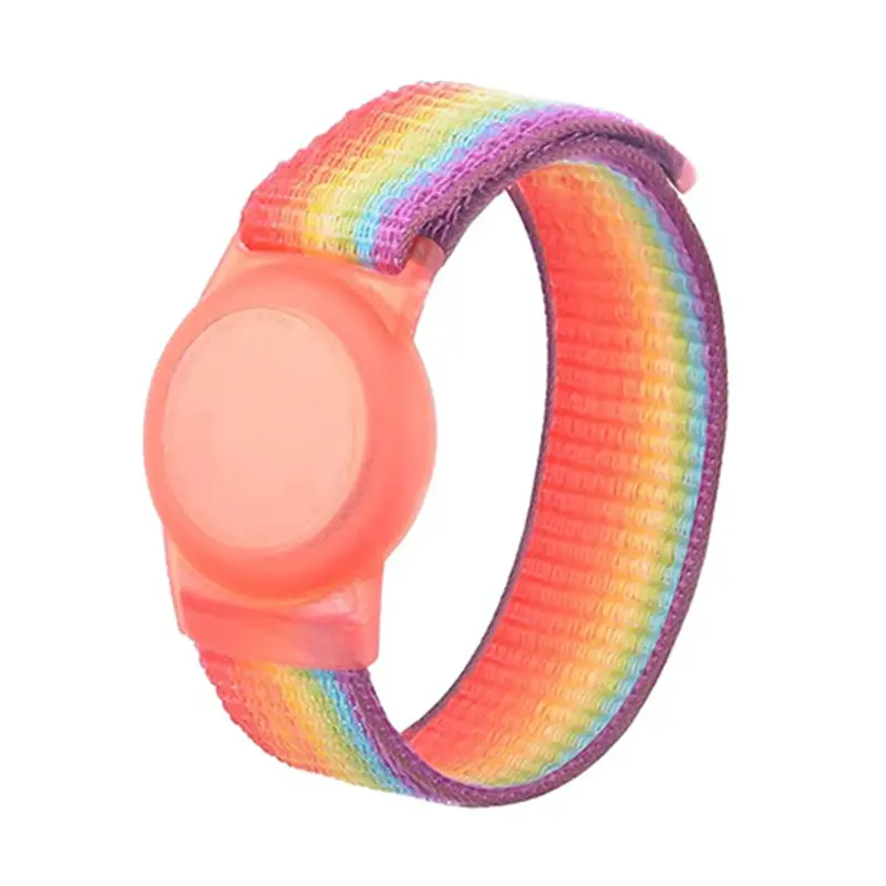 Kinderen Polsbandje Nylon Band Kids Case Armband Band Voor Airtags Houder Nylon Strap Voor Apple Airtag Horloge Bands