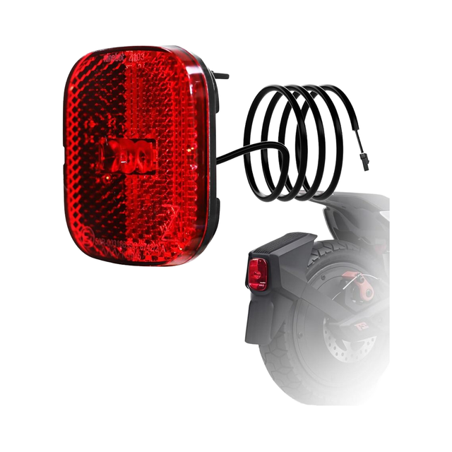 Original Tail Light Replacement Scooter Taillight Accessory Compatible Ninebot Segway ZT3 Pro Kickscooter ZT3 Warning Brake