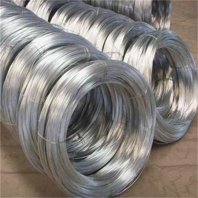 Alta resistência galvanizado oval aço fio galvanizado ferro fio para gado fazenda cerca