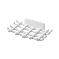 Haut de gamme sans poinçon égouttoir en plastique salle de bain support de rangement mural porte-savon en rotin pas d'accumulation d'eau maison chambre