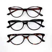 Montures de lunettes à monture complète en acétate mélangé, écaille de tortue translucide pastel, lunettes optiques en plaque solide, vente en gros en vrac, stock disponible