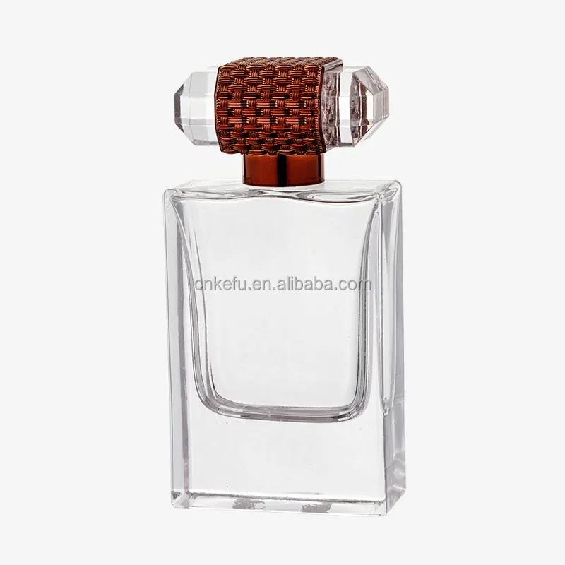 rectangle perfume bottle 50ml with perfume cap