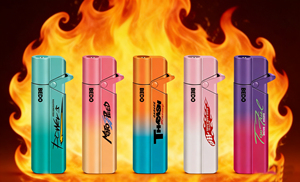 Briquet torche promotionnel à flamme jet de <span class=keywords><strong>butane</strong></span> rechargeable, coupe-vent, en plastique, pour cadeau d'affaires, usage extérieur et fumeurs - Product Image 3