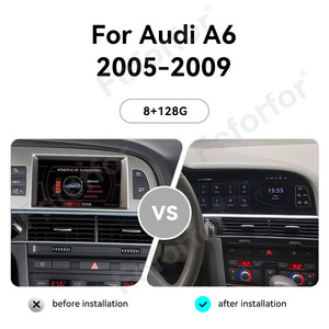 Foforfor pantalla dual Android13 GPS para coche navegación <span class=keywords><strong>LCD</strong></span> tablero pantalla instrumento Digital Cluster para Audi A6 2005-2009 - Product Image 2