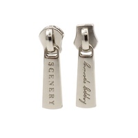 Fabricación de Tiradores de Cremallera Metálicos de Alta Calidad, Etiqueta con Logotipo Personalizado Grabado, con 5 Unidades #   3 #   Accesorios de Ferretería para Bolsos Tipo Slider