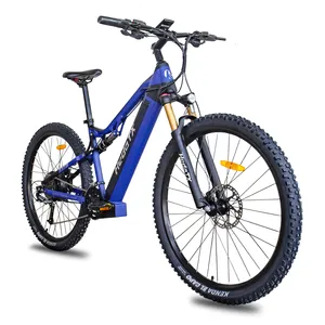 Aluminum Alloy Mountain Electric Bicycle With 1000W Rear Motor