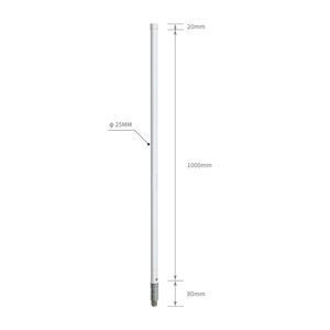 <span class=keywords><strong>Antenne</strong></span> extérieure en fibre de verre Omni d'usine 10dBi 2.4g 5.8g double <span class=keywords><strong>Wifi</strong></span> <span class=keywords><strong>longue</strong></span> <span class=keywords><strong>portée</strong></span> 50 <span class=keywords><strong>km</strong></span> réseau sans fil <span class=keywords><strong>antenne</strong></span> en fibre de verre en cuivre - Product Image 6