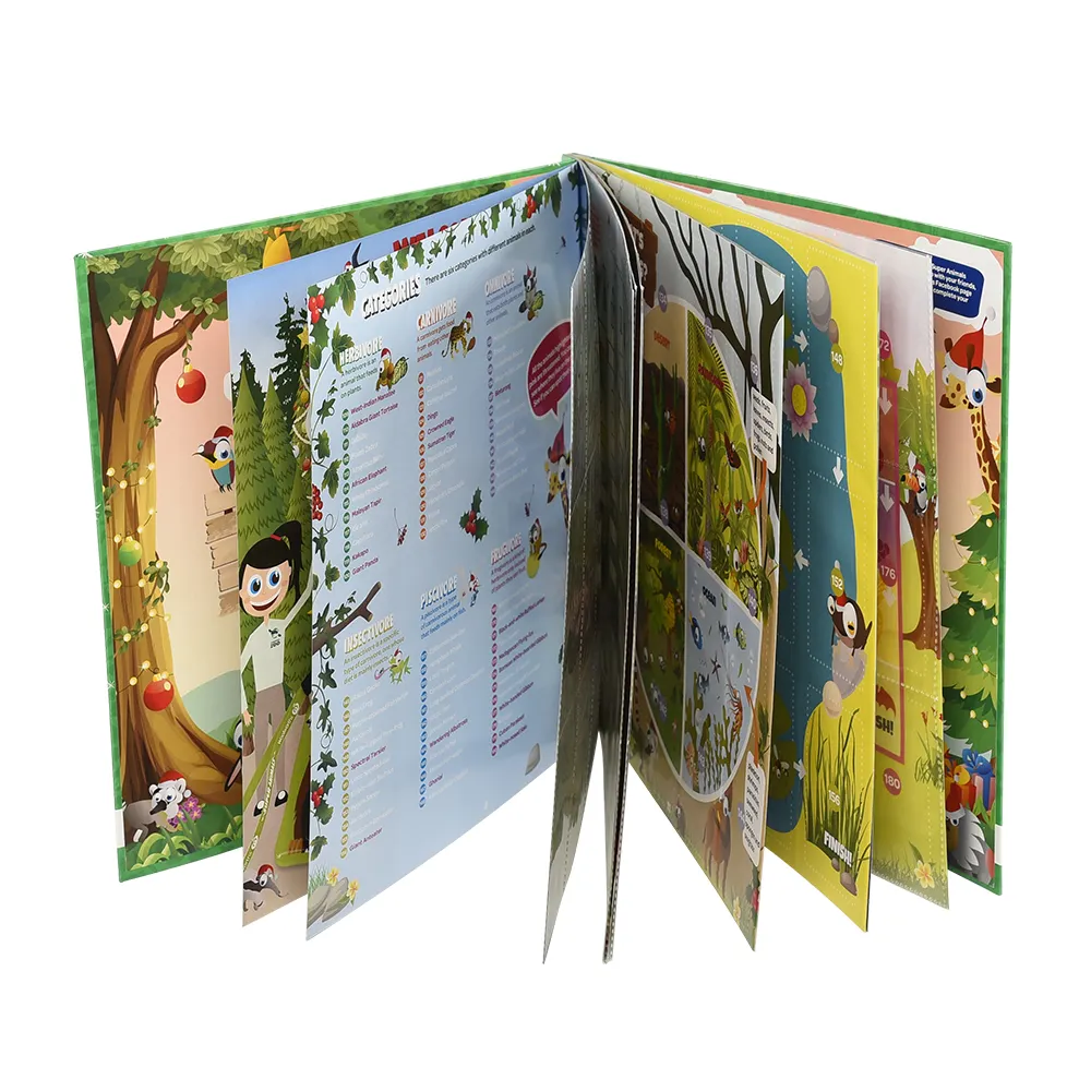 Fabrik Großhandel Promotion Preis Buch Design Genau Print On Demand Hardcover Kinderbuch