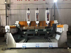 Machine de gravure CNC JK-9010 pour pierre et <span class=keywords><strong>marbre</strong></span>, 5,5 kW, 380 V, moteur à engrenages contrôlé par PLC, longueur maximale personnalisable de 3200 mm - Product Image 3