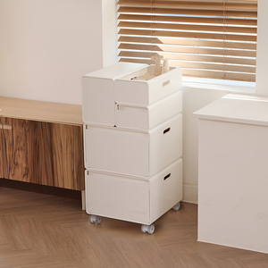 Boîte de rangement Plafarm Souffle JWPL0019 Type CC en plastique ABS, armoire modulaire empilable pour salon et chambre à coucher, vente en gros OEM - Product Image 2