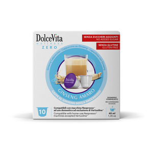 Capsule Dolce Vita Ginseng Amaro Confezione da 10 Compatibili con Nespresso [0,13/capsula] - Product Image 1