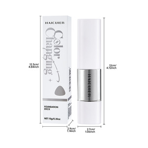 <span class=keywords><strong>Base</strong></span> de Maquillaje en Barra 2026, Nueva, Natural, Impermeable, Blanqueadora, de Cobertura Total, con <span class=keywords><strong>Brocha</strong></span>, que Cambia de Color - Product Image 5