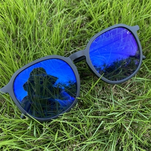<span class=keywords><strong>Gafas</strong></span> Fotocromáticas Anti Luz Azul 2026, Montura Redonda Grande TR90, Lentes Ópticas Negras Anti Reflejo para Mujer, Modelo Qingqing - Product Image 4