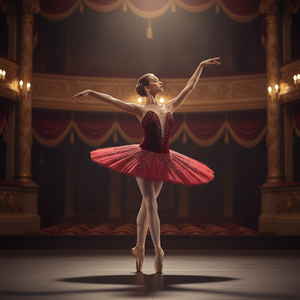 Tutú de Ballet Profesional de Terciopelo Borgoña, Tutú de Esmeralda Paquita para Actuación, con Pedrería, para Danza Escénica - Product Image 4