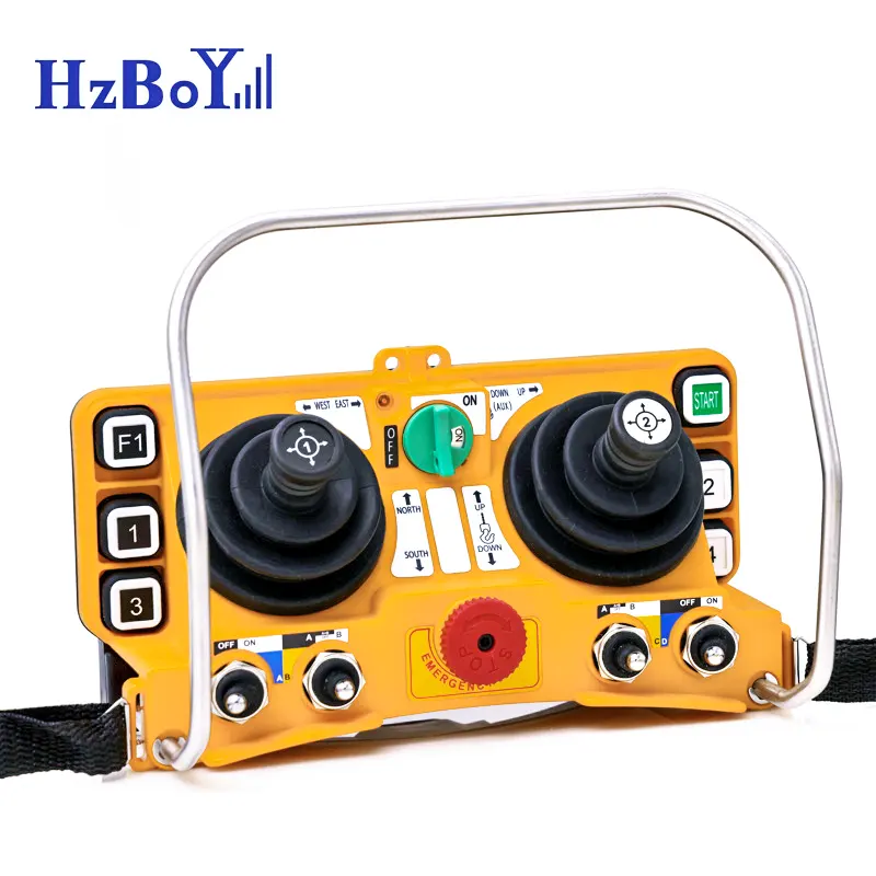 F24-60 không dây cẩu điều khiển từ xa/Tow xe tải thủy lực điều khiển từ xa Joystick từ xa