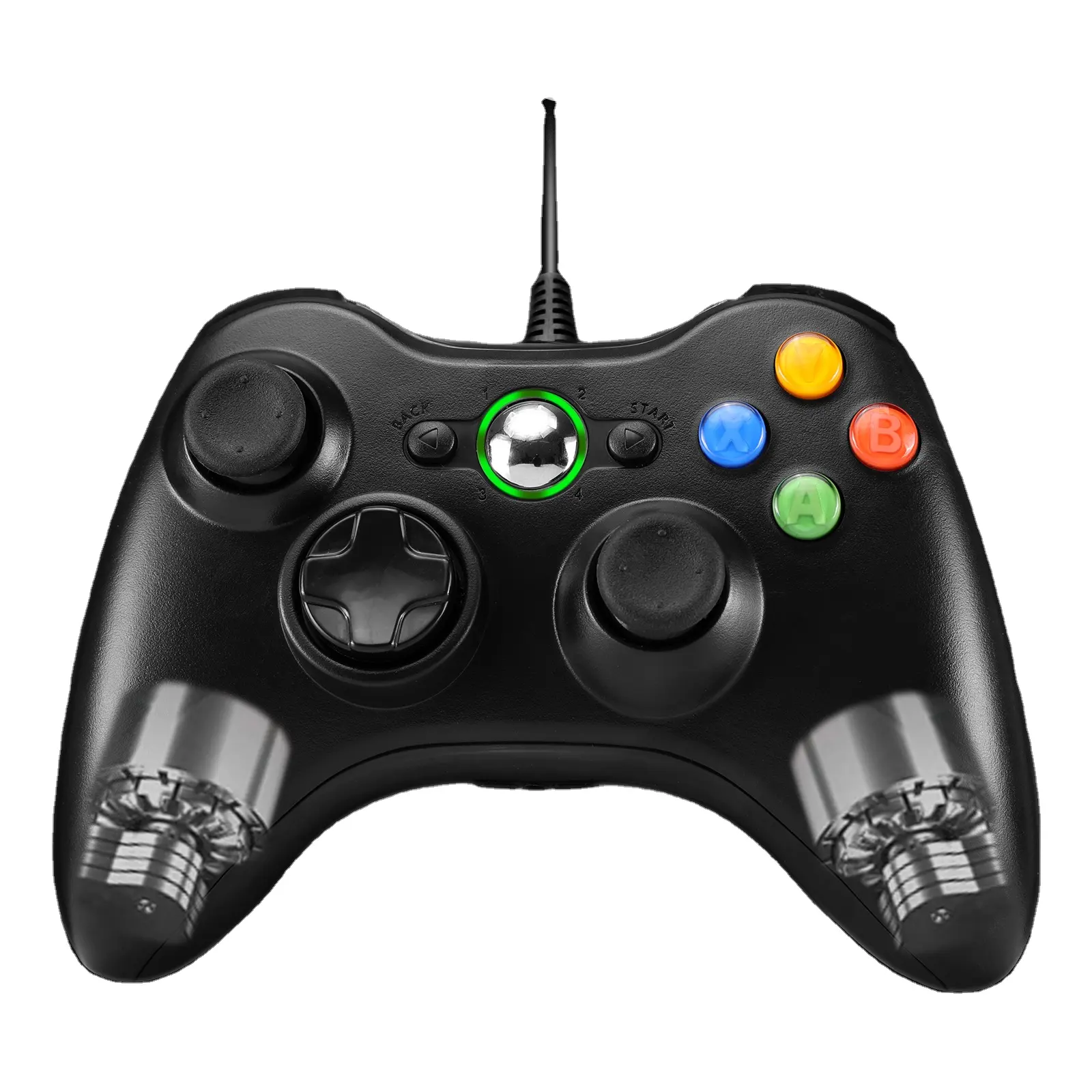 Microsoft Xbox 360 컨트롤러 유선 조이스틱 조이 패드 USB 게임 패드 제어 Xbox 360 컨트롤러 및 PC 용 게임 패드
