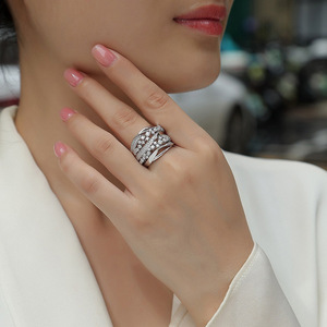 Anello Geometrico Principessa per Donne, Elegante Gioiello da Dito alla Moda - Product Image 2