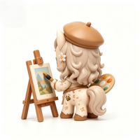 Figurine de Cheval en PVC Personnalisable et Amusante, Boîte Mystère 9cm, Jouet Promotionnel, Figurine de Collection Designer, Cadeau, Jouet d'Art, Collections