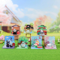 Hayao Miyazaki Figurine de scène en acrylique de la série Anime Mignonne Histoires de fées, Boîte mystère, Totoro, Homme sans visage, Ornement de bureau, Cadeau de collection