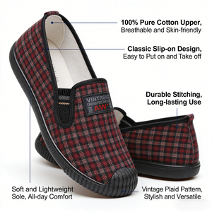 Zapatillas de Plataforma Casuales de Verano para Mujer, Estilo Étnico, Parte Superior de Lona Transpirable, Algodón, Sin Cordones, Suela Suave, para Caminar a Diario - Product Image 4
