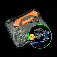 Livraison Rapide Multi-Clips pour la fixation de poissons vivants, en fil d'acier inoxydable avec flotteurs, attache de pêche portable pour leurres, vente en gros