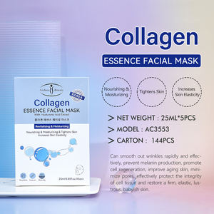 <span class=keywords><strong>Masque</strong></span> facial hydratant au collagène personnalisé avec acide hyaluronique, resserre la peau, augmente l'élasticité de la peau, <span class=keywords><strong>masque</strong></span> facial à étiquette privée - Product Image 2