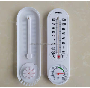 Medidor de temperatura y humedad de plástico para equipos de monitoreo de cría de aves de corral, herramienta de medición de doble función - Product Image 5