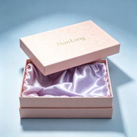 Boîte cadeau rigide de luxe en gros, deux pièces, pour parfums et artisanat, avec couvercle amovible et doublure en satin de soie