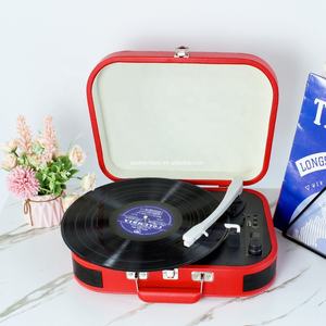 <span class=keywords><strong>Lecteur</strong></span> de disque <span class=keywords><strong>vinyle</strong></span> Blue Tooth complet dans un style de petite <span class=keywords><strong>valise</strong></span> à prix populaire - Product Image 1