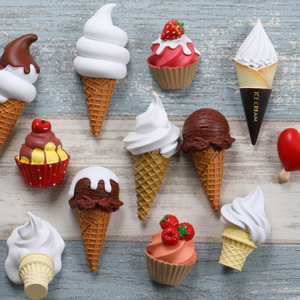 Ice Cream Refrigerator Resin Simulation Food Magnet Cartoon Cute Creative Three-dimensional Magnetic Sticker - Product Image 2
