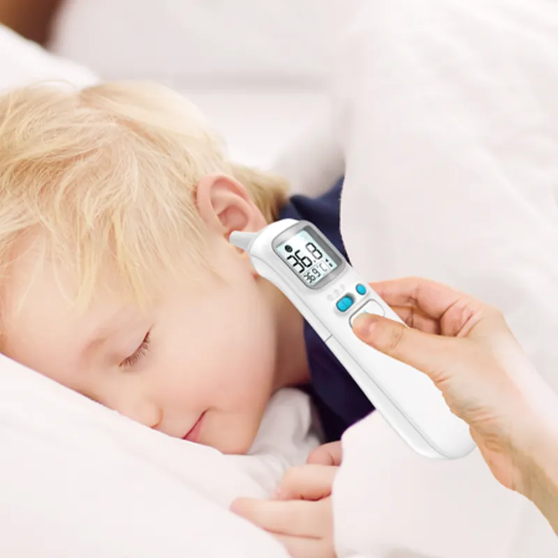 AOJ Digital Termometro Pistola Infared Thermometer Ear Forehead Baby Non-Contact Thermometers Medical Fever