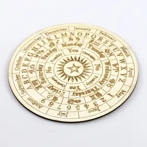 초급 요술 용품 나무 상자 벽 표지판을위한 운세 형이상학 메시지 정보 - Product Image 1
