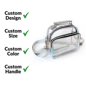 กระเป๋าใสสำหรับกิจกรรมกลางแจ้ง  กระเป๋าเป้ใส PVC หนา  ได้รับการอนุมัติสำหรับใช้ในสนามกีฬา สำหรับงานกีฬา คอนเสิร์ต และเทศกาลต่างๆ - Product Image 1
