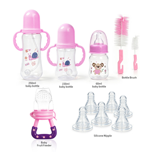 Ensemble de biberons portables sans BPA avec tétines remplaçables et brosses de nettoyage pour coffret cadeau de nouvelle maman - Product Image 2