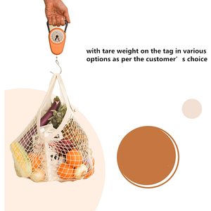 Sac fourre-tout en coton biologique écologique avec logo personnalisé sac en filet pliable pour les courses de fruits et légumes utilisation de cadeaux alimentaires - Product Image 4