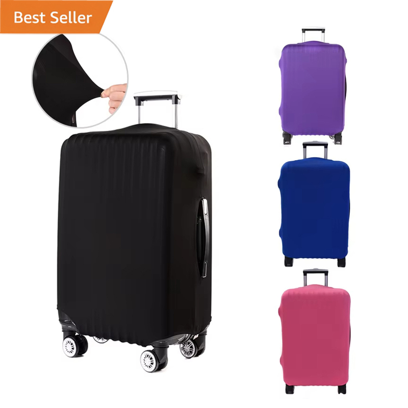 Custom Logo Elastic Polyester Luggage Cover