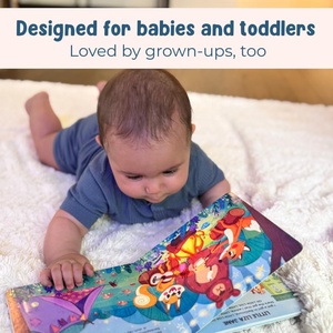 Discover Folk Music Sound Book para bebés con 6 canciones folclóricas americanas reales Libro de tablero interactivo con música - Product Image 3