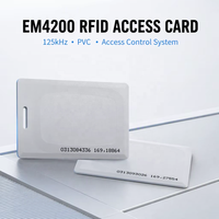 125kHz 70 bis 100cm Reichweite PVC EM4200 RFID-Zugangskontrollkarte für Parkplatzsysteme