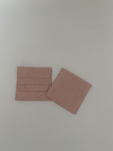 Petite pochette à cordon en microfibre de velours écologique Fuchen, 8*8cm, pour le rangement des bijoux - Product Image 4