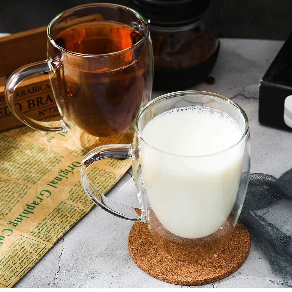 450ml/15oz 350ml/12oz 250ml Double Wall Glass cup
