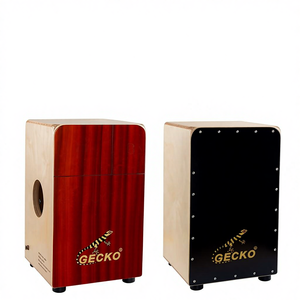Mini Cajon en bois de noyer noir, boîte à tambour de voyage, instrument de percussion portable pour les jams acoustiques et la pratique du rythme - Product Image 4