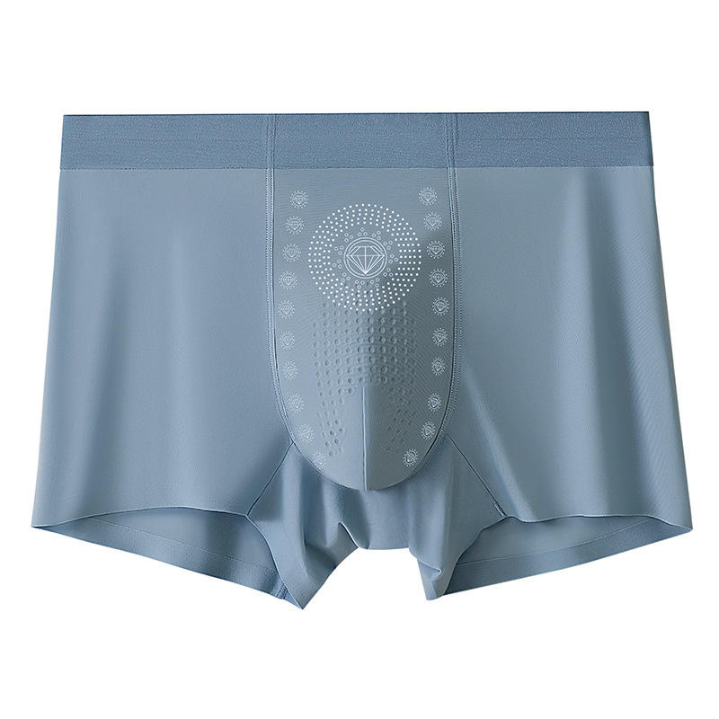 Naadloze Heren Boxershorts Nylon Massage Zakje Ijs Zijde Coole