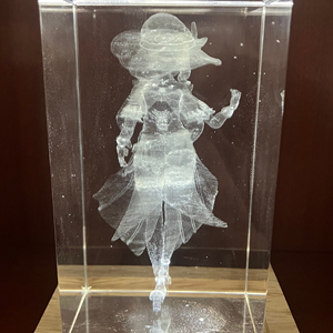 3D ảnh bên trong pha lê acrylic nhựa thủy tinh 3W 5W 10W UV sợi Laser khắc đánh dấu máy cho ý tưởng kinh doanh nhỏ - Product Image 2