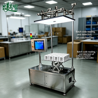 Équipement d'inspection automatisé à grande vitesse pour cartons entiers avec caméra industrielle HD et comparaison des informations de code