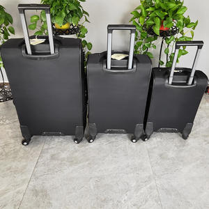 Maleta con Ruedas de Tela Oxford de 20 y 24 Pulgadas, Equipaje de Mano de Nailon con Ruedas Universales, Maleta con Contraseña Geométrica para Viajes Cortos - Product Image 4