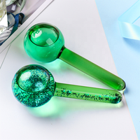 Ensemble de 2 outils de massage à eau glacée pour la beauté, ensemble de globes de glace pour le visage, boîtes de conditionnement, globes de glace rafraîchissants