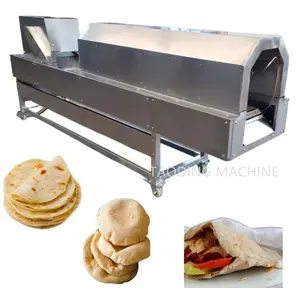 Máquina indiana chapati com temperatura ajustável, máquina de fazer pão pita, tortilla mexicana africana dourada